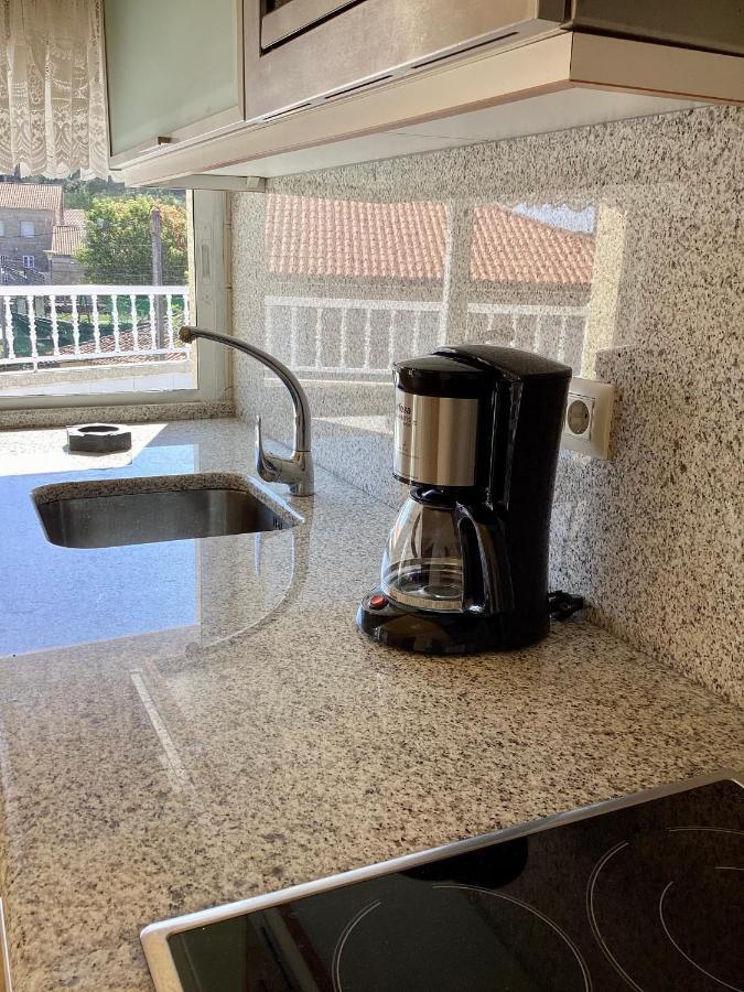 Ático con terraza Apartamento O Grove Exterior foto