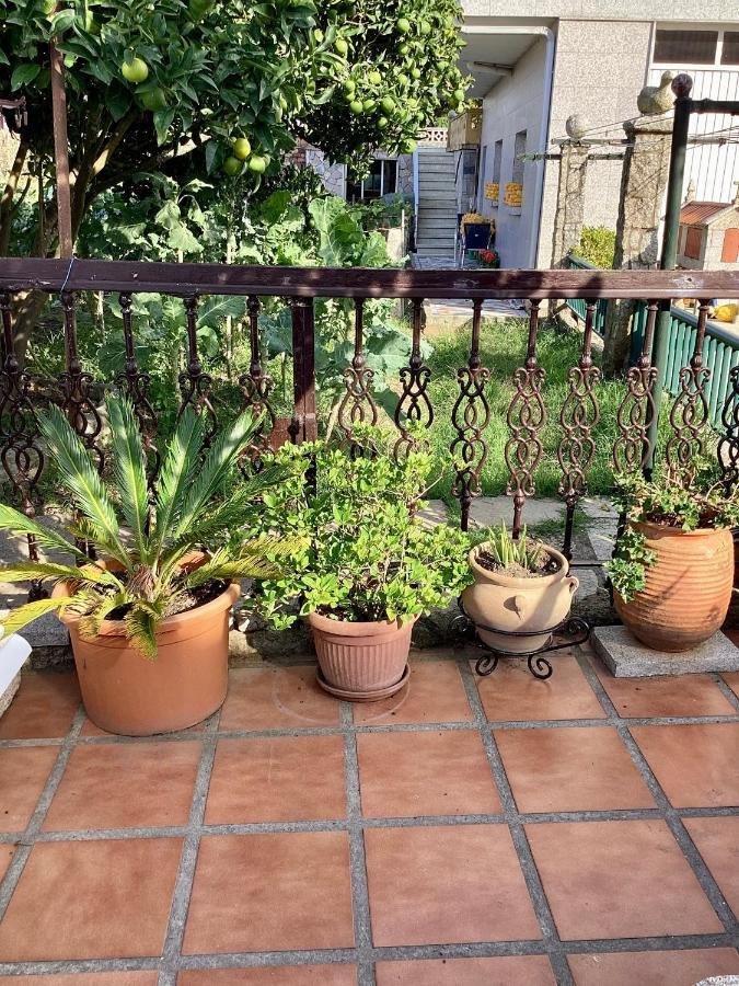 Ático con terraza Apartamento O Grove Exterior foto